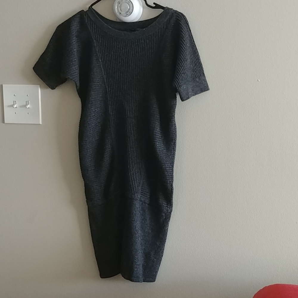Gray banana republic sweater dress